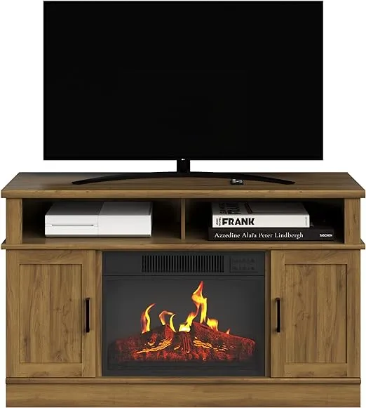 Northwest TV Stand with Electric Fireplace