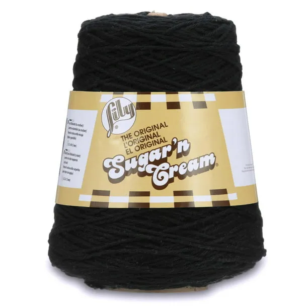 Lily Sugar'n Cream Cone 4 Medium Cotton Yarn, Potpourri 14oz/400g, 706 Yards