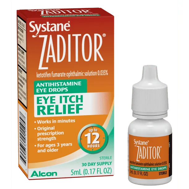 ZADITOR Antihistamine Eye Care Allergy Eye Drops, 5 ml