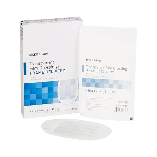  New McKesson Transparent Film Dressing Frame Delivery 2 3/8x 2 3/4” Dressings