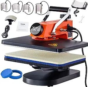 VEVOR Heat Press Machine 8 in 1 Heat Press Sublimation Machine for DIY T Shirts