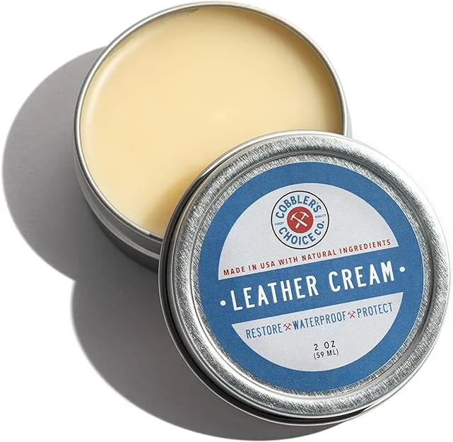 All-Natural Leather Cream Restores Protects Smooth Leather Triple Filter BeesWax