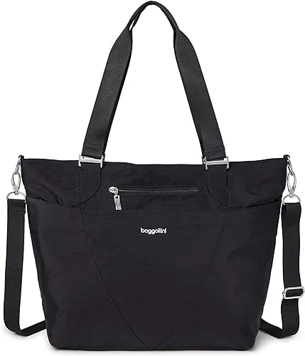 Baggallini Avenue Tote - Laptop Tote Bag with Zippered Closure - Lightweight ...