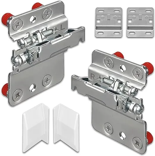 Cabinet Hanger Mounting Brackets Pair Wall Hanging Hardware Adjustable Cupboard  | eBay