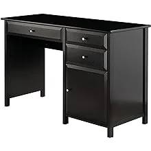 Winsome Delta Home Office, BlackWinsome Delta Home Office, Black