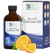 Green Pasture - Fermented Cod Liver Oil Liquid - Unflavored 6 fl. oz. Vitamin A Vitamin D Omega 3 Omega 6 Omega 9 (6.1oz Orange)Green Pasture - Fermented Cod Liver Oil Liquid - Unflavored 6 fl. oz. Vitamin A Vitamin D Omega 3 Omega 6 Omega 9 (6.1oz Orang