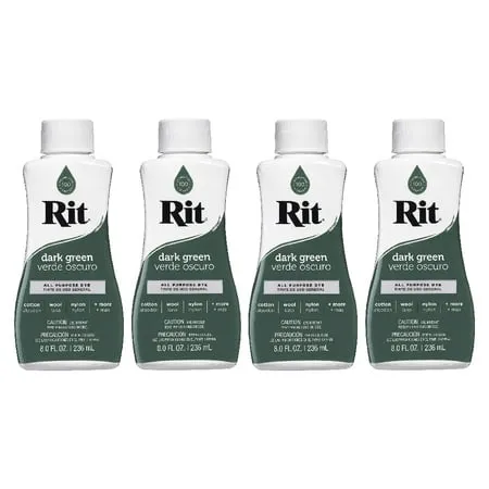 Rit All Purpose Liquid Dye 8 fl oz Dark Green 6 Pack