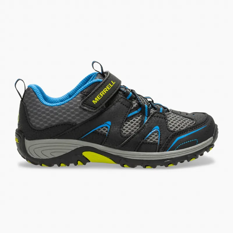 Merrell Kid's Trail Chaser Shoe, Size: 5, Black/Blue