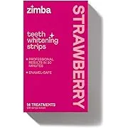 Zimba Strawberry Teeth Whitening Strips