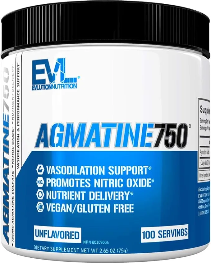 EVLution Nutrition, Agmatine750, Non aromatisé, 75 g