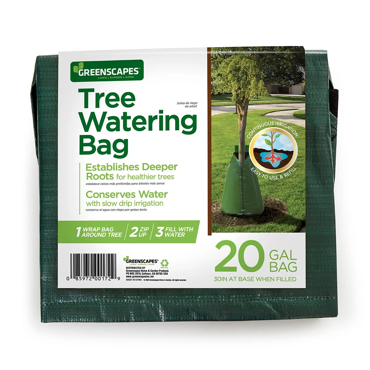 Tree Watering Bag, Holds up to 20 Gallons of Water