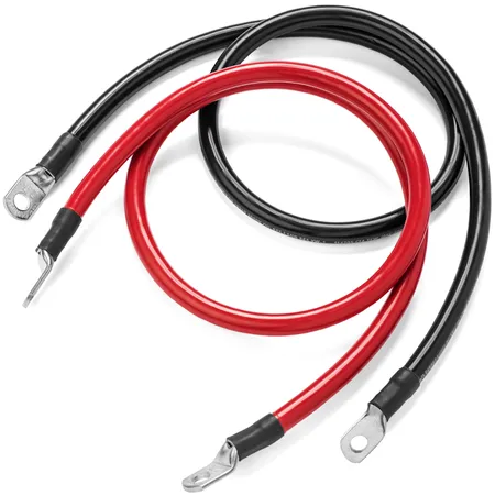 3 foot 2 AWG Battery Cable Set with 5/16" Ring Terminals