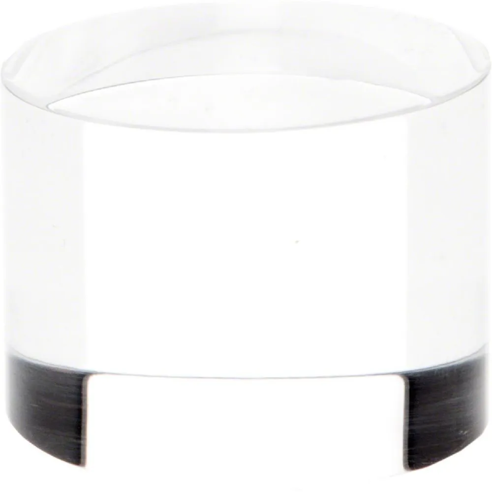 Plymor Clear Acrylic Solid Cylinder Round Display Riser, 1.5 inches (Height) x 2 inches (Width)