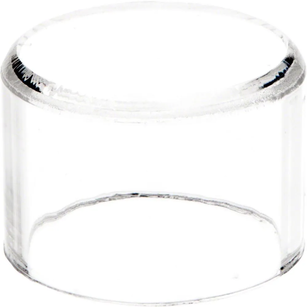 Plymor Clear Acrylic Round Cylinder Display Riser, 1.5 inches (Height) x 2 inches (Depth) (3 Pack)