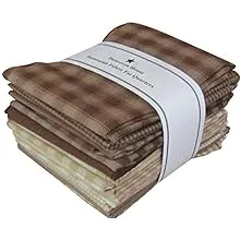 Dunroven Homespun 18"X21" Fat Quarters 12pcs