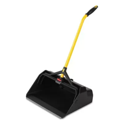 Rubbermaid Commercial Maximizer Heavy Duty Stand Up Debris/Dust Pan, Black (2018781), 11" x 20.4" x 29"