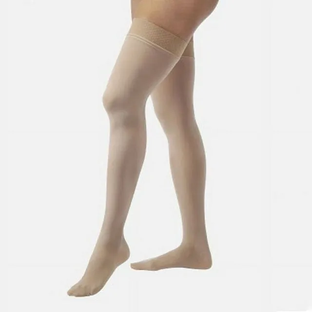 Jobst Relief 15-20 mmHg Thigh High Silicone Large Beige