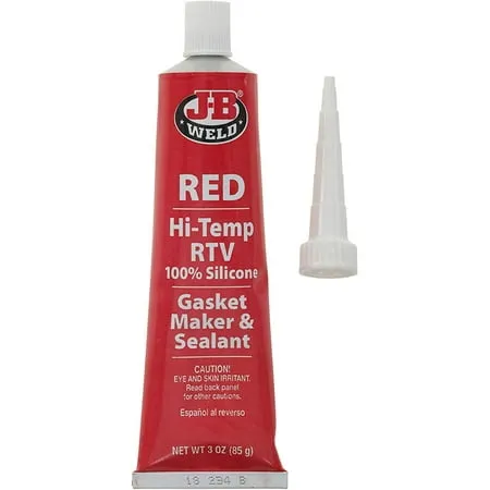 J-B Weld Red Hi-Temp RTV Silicone Gasket & Sealant 31314