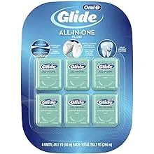 Oral-B Glide Pro-Health Comfort Plus Dental Floss, Mint, 6 Count