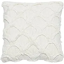 White Cotton Chenille Pillow