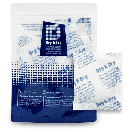 50 Gram Premium Silica Gel Dry & Dry Desiccant Dehumidifiers