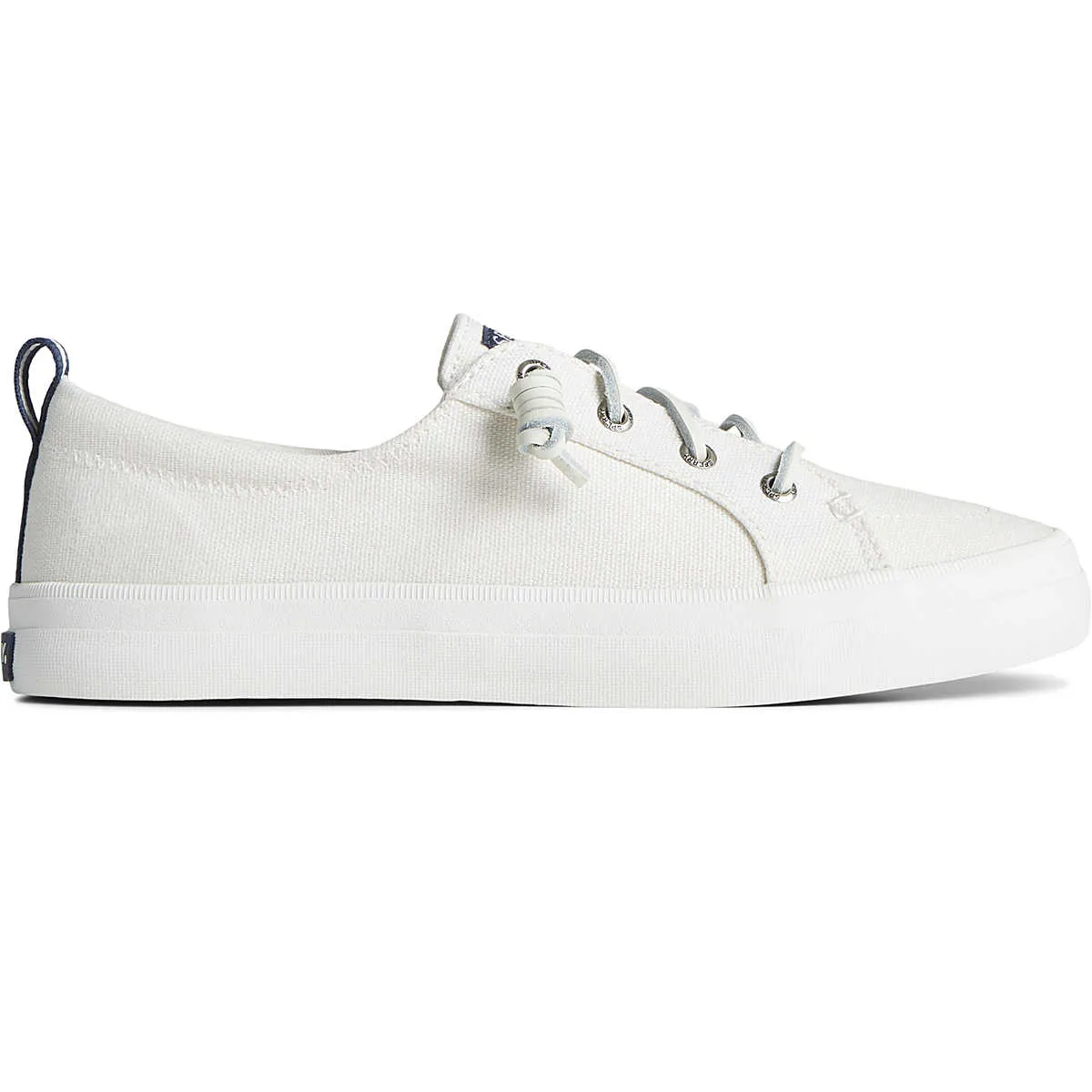 Women's Sperry Crest Vibe Sneaker LinenWhite, Size 9W