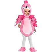 Flamingo Pink Bird Tropical Animal Fancy Dress Up Halloween Baby Child Costume