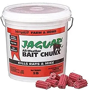 Motomco Jaguar All Weather Bait Chunk - 9 lbs bucket