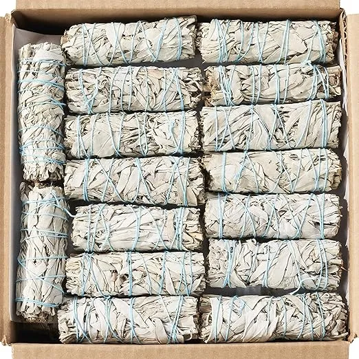 20 White Sage Smudge Sticks ~ Sustainably Grown Sage Bundles for Smudging, Smudge Kit, Ceremony, Spiritual Use, Home & Office Cleansing or Smoke Cleanse (20 Pack)20 White Sage Smudge Sticks ~ Sustainably Grown Sage B…