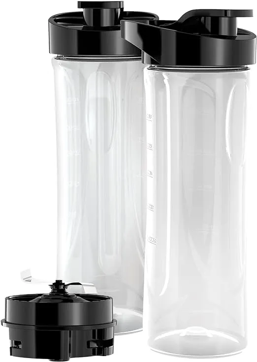 BLACK+DECKER FusionBlade Set of 2 Personal Blender Jars with Extra FusionBlade, BPA-Free, PBJ2000