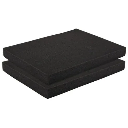 2-Pack Packing Foam Sheets - 16x12x1.5 Customizable Polyurethane Insert Pads ...