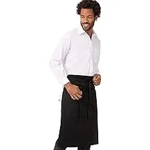 Chef Works Reversible Three Pocket Apron REVF24BLK0