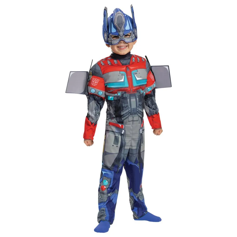 Disguise Toddler Classic Muscle Transformers Optimus Prime T7 Costume