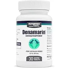 Nutramax Denamarin with S-Adenosylmethionine & Silybin Tablets Liver Supplement for Medium Dogs