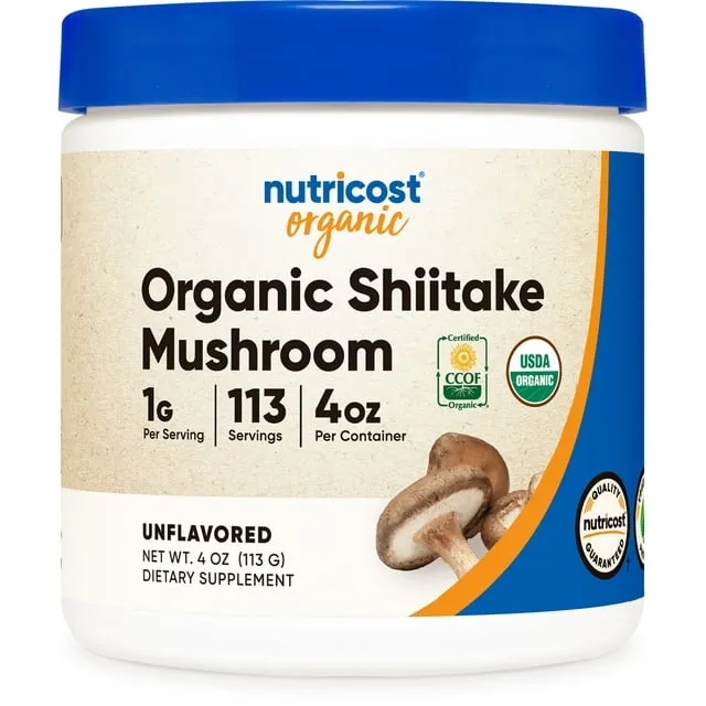 Nutricost Organic Shiitake Mushroom Powder