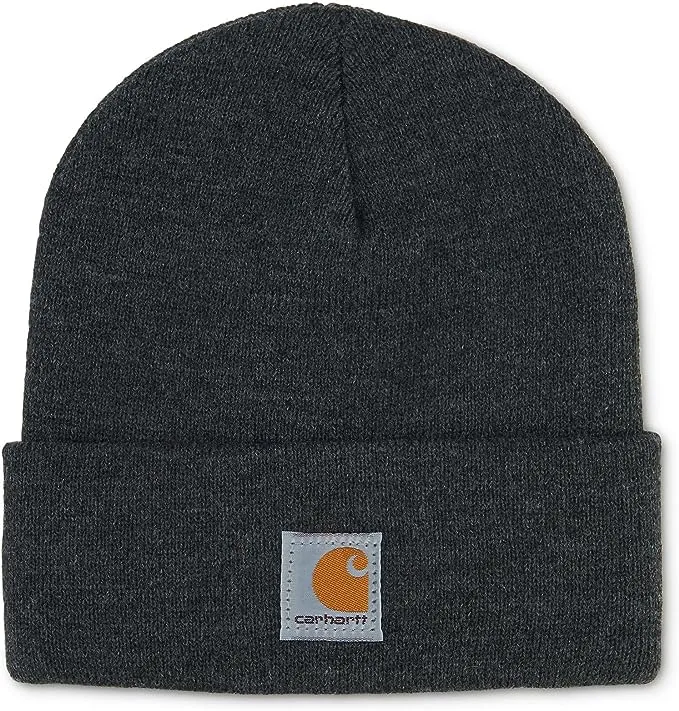 Carhartt unisex child Acrylic Watch Cold Weather Hat, Charcoal Heather, 2-4T USCarhartt unisex child Acrylic Watch Cold Weather Hat, Charcoal Heather, 2-4T US