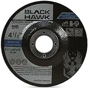 BHA Metal and Stainless Steel Depressed Center Cut Off Wheels for Angle Grinders, 4.5” x .045” x 7/8” - 25 PackBHA Metal and Stainless Steel Depressed Center Cut Off W…