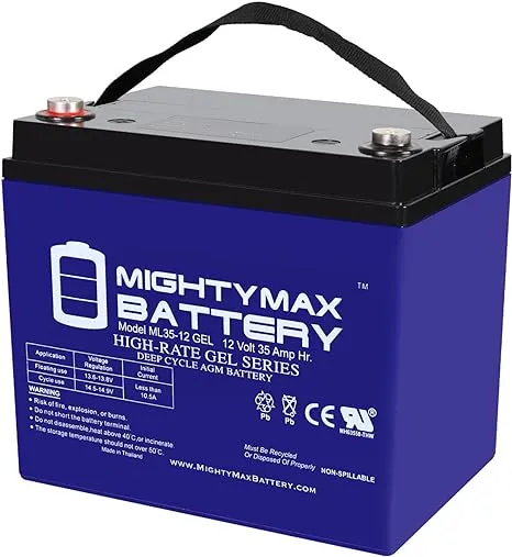 Mighty Max 12V 35AH GEL Replaces John Deere Lawn Garden Tractor Riding Mower  | eBay