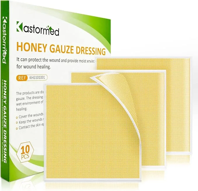 kastormed Honey Gauze Dressing, Manuka Honey Wound Care, Medical Grade Honey ...