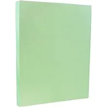 JAM PAPER Vellum Bristol 110lb Index Cardstock - 8.5 x 11 Coverstock - 241 gsm - Green - 50 Sheets/PackJAM PAPER Vellum Bristol 110lb Index Cardstock - 8.5…