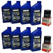 "YAMAHA 24' Boat OEM Oil Change Kit - Jet Boat 4W Yamalube w/ 69J-13440-03-00 Filters for 2010+ AR240 SX240 HO/ 242 LIMITED/S/E-SERIES/ 242X/ 212SS/ 212X"