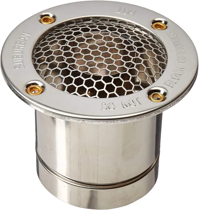 Suburban 261618, Wall Vent Cap, 3 inch