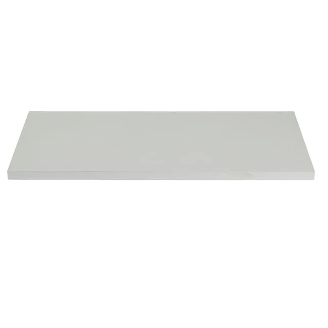 Laminated White Melamine Shelf - 24"L x 12"W