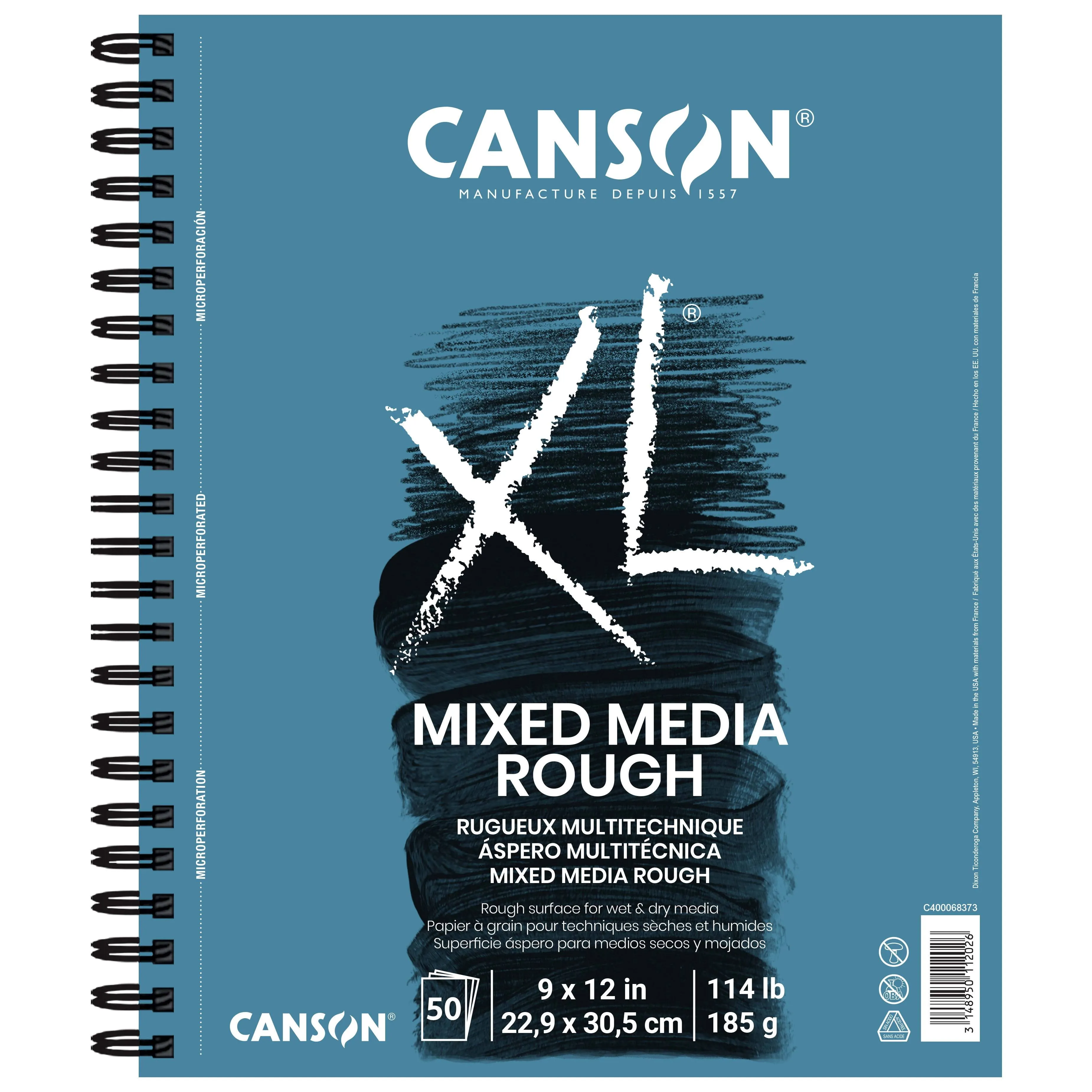 Canson 9" x 12" XL Rough Mix Media Pad