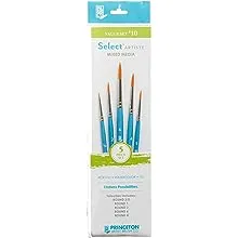 Princeton Select Artiste, Series 3750, Paint Brush for Acrylic, Watercolor and Oil, Set of 5Princeton Select Artiste, Series 3750, Paint Brush for Acrylic…