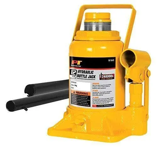 12 Ton Shorty Hydraulic Bottle Jack