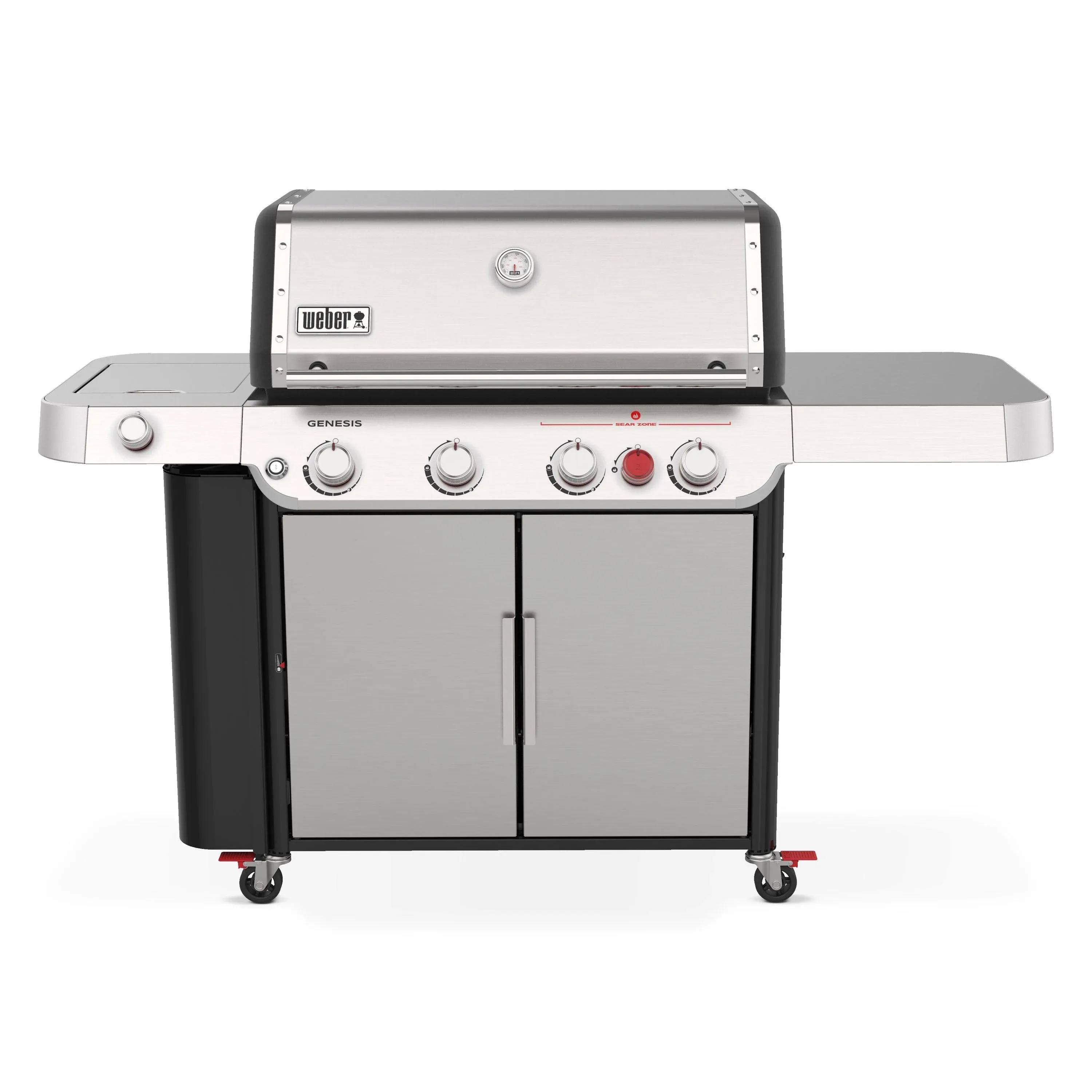 Weber - Genesis S-435 Propane Gas Grill - Stainless Steel