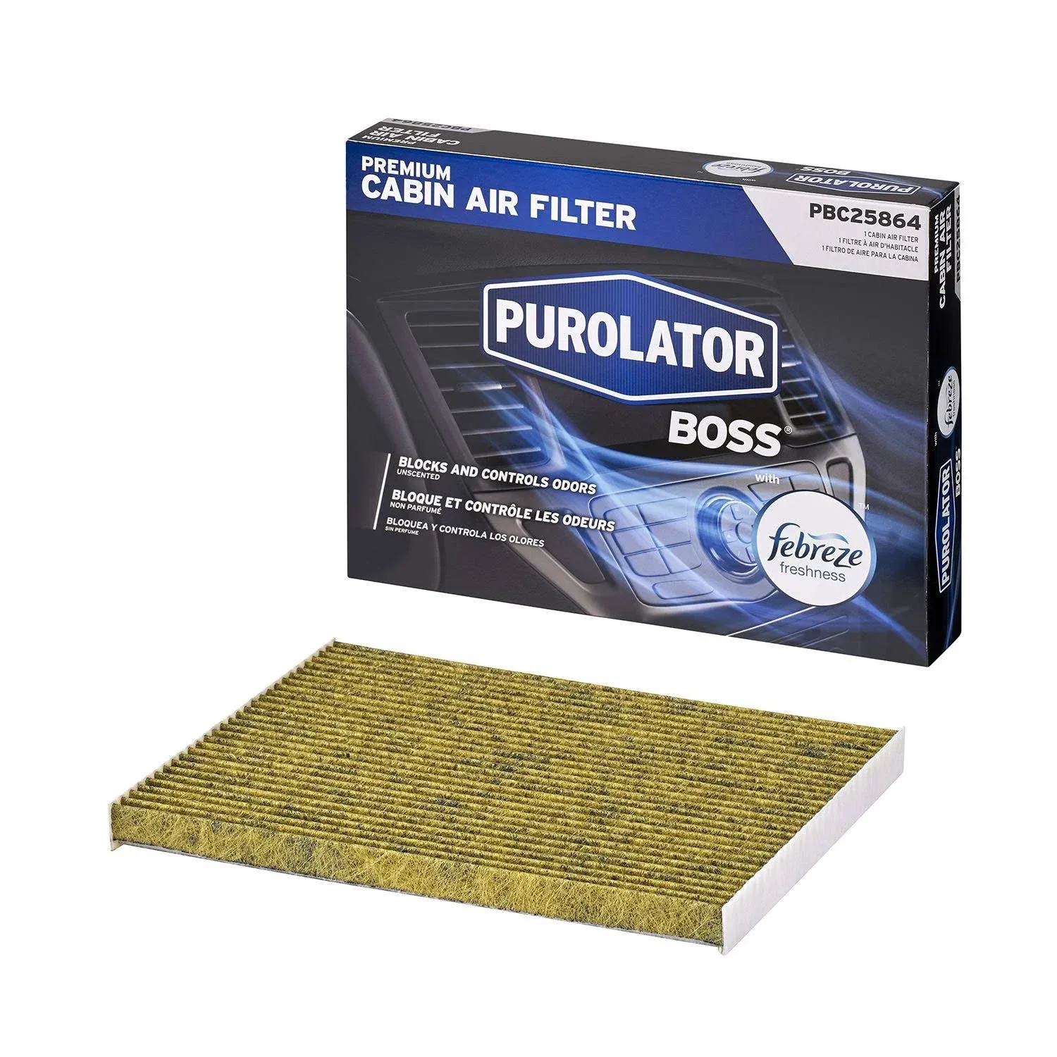 Purolator® PBC25864 Boss Series Cabin Air Filter