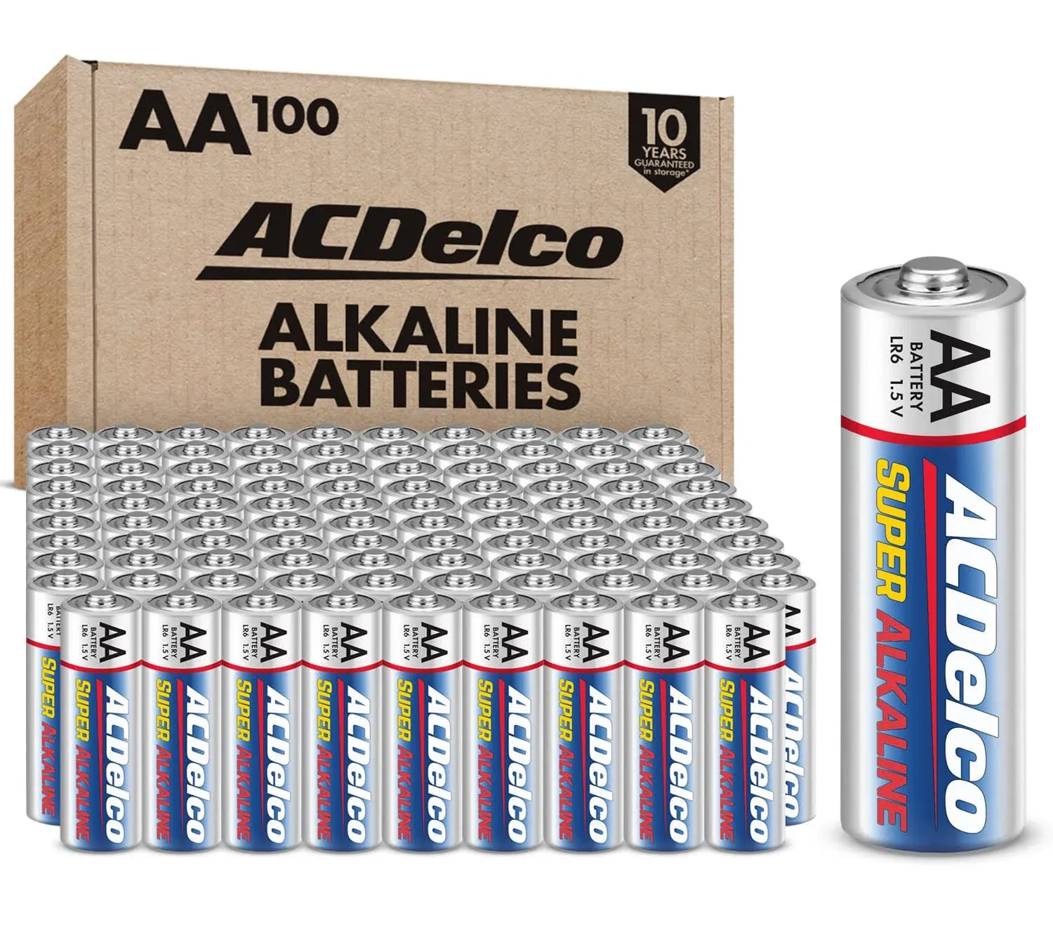 ACDelco AA Super Alkaline Batteries 40-Count