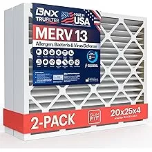 Bnx Trufilter 20X25X4 (19.5’’ X 24.5’’ X 3.63‘’ Slim Fit) Merv, Mpr 1900 Fpr 10